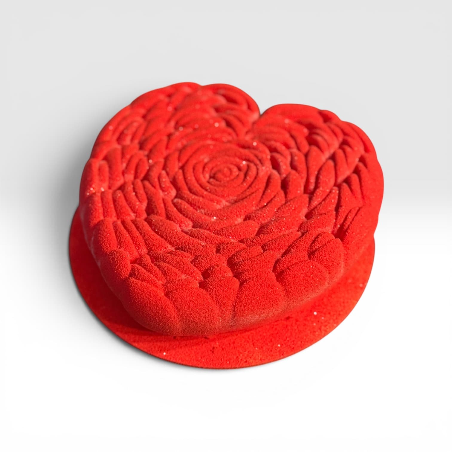 Tort Mousse de CIocolata Inima Trandafir